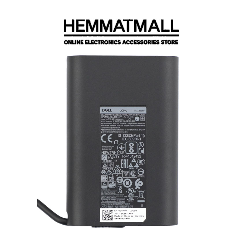 آداپتور لپتاپ Dell اصلی W65